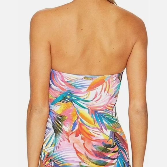 COPY - LAUREN RALPH LAUREN WOMEN'S TWIST BANDEAU SWIMSUIT - Picture 3 of 13